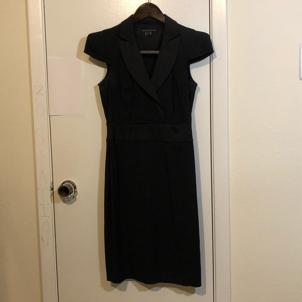Black French Connection Tuxedo Dress